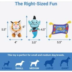 Disney Aladdin's Magic Lamp Hide & Seek Puzzle Plush Squeaky Dog Toy -Disney 220552 PT2. AC SS1800 V1624689748