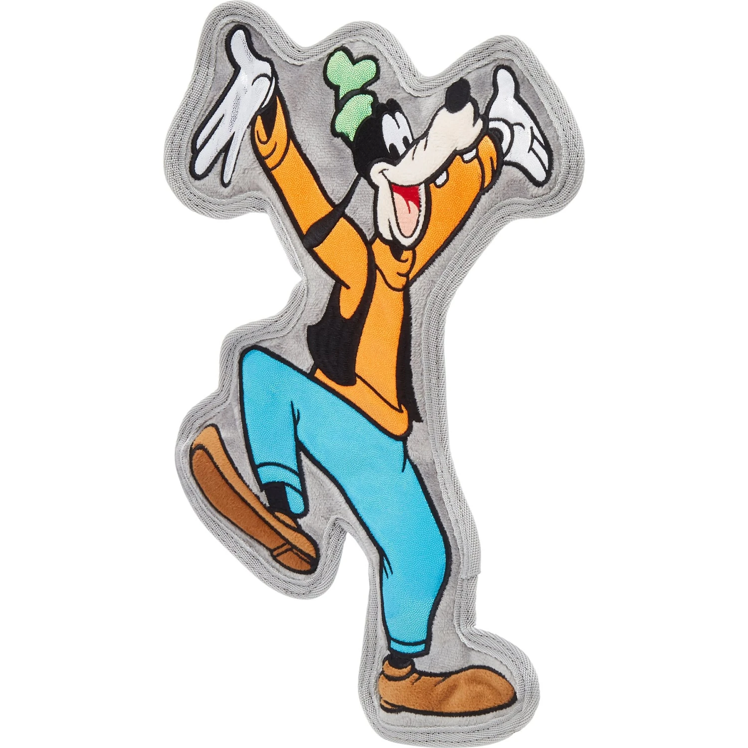 Disney Goofy Flat Plush Squeaky Dog Toy 1 Disney Goofy Flat Plush Squeaky Dog Toy