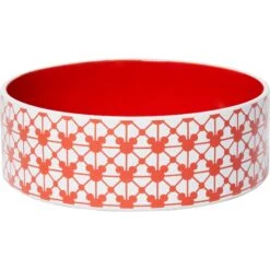 Disney Mickey Mouse Red Deco No-Skid Ceramic Dog & Cat Bowl
