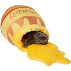 Disney Winnie The Pooh Honey Pot Covered Cat & Dog Bed -Disney 282413 PT2. AC SS1800 V1630440417