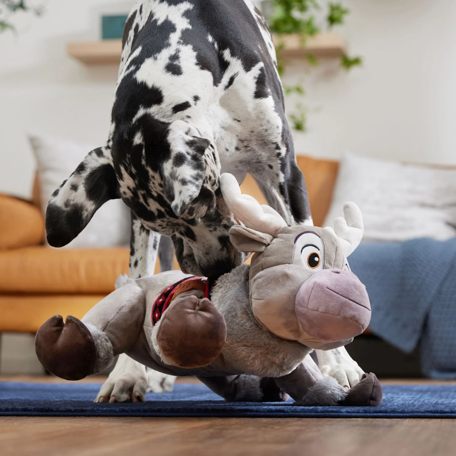 Disney Frozen's Sven Jumbo Plush Squeaky Dog Toy 3 Disney Frozen's Sven Jumbo Plush Squeaky Dog Toy - Image 3