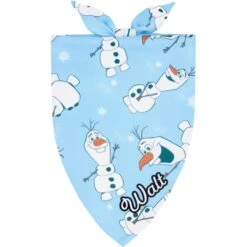 Disney Frozen's Olaf & Snow Personalized Dog & Cat Bandana