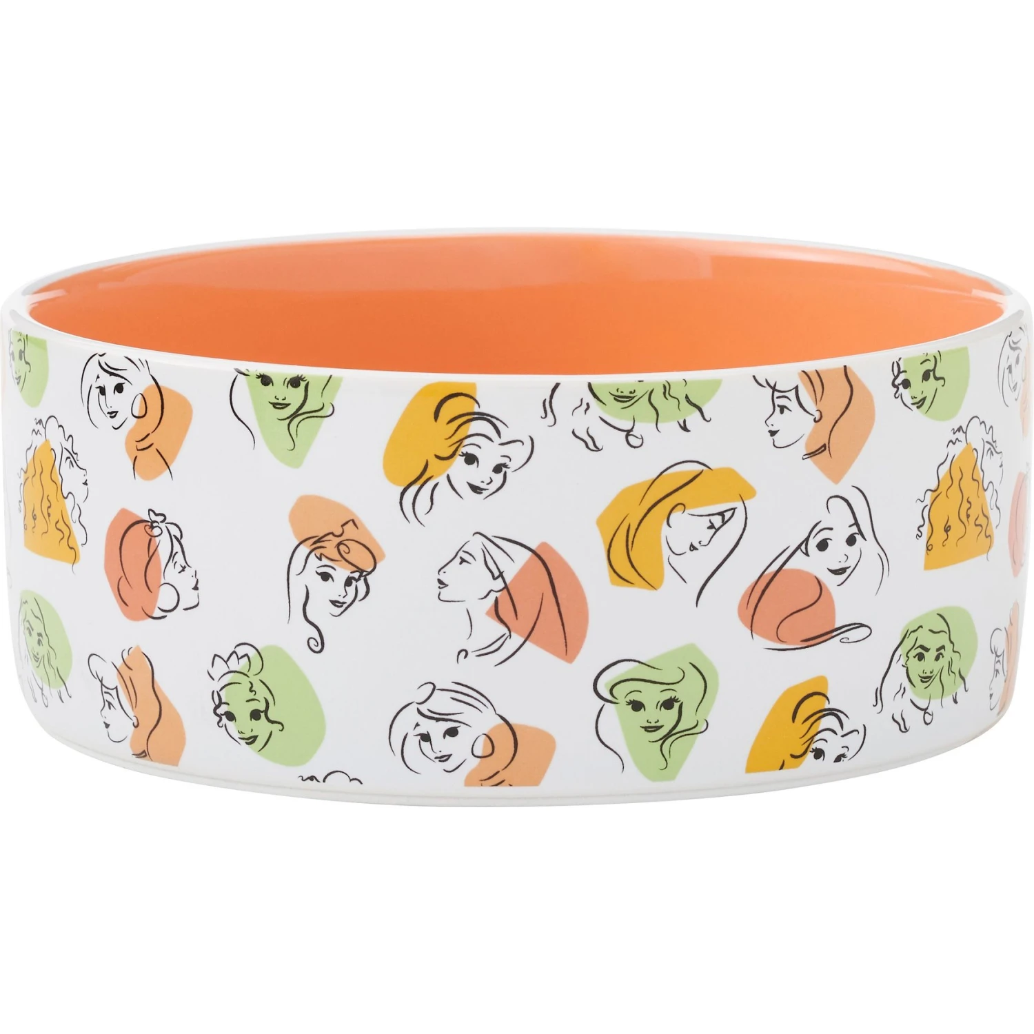 Disney Princesses Non-Skid Ceramic Dog & Cat Bowl 1 Disney Princesses Non-Skid Ceramic Dog & Cat Bowl