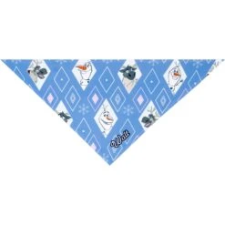 Disney Frozen's Olaf Diamond Pattern Personalized Dog & Cat Bandana -Disney 294289 PT3. AC SS1800 V1625152656