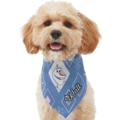 Disney Frozen's Olaf Diamond Pattern Personalized Dog & Cat Bandana -Disney 294289 PT6. AC SS1800 V1625155100