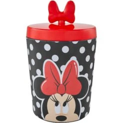 Disney 31 Disney Minnie Mouse Peek-A-Boo Melamine Dog & Cat Treat Jar