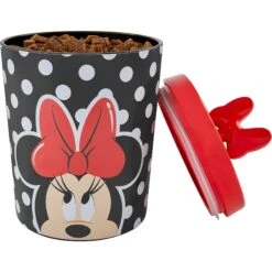 Disney Minnie Mouse Peek-A-Boo Melamine Dog & Cat Treat Jar 10 Disney Minnie Mouse Peek-A-Boo Melamine Dog & Cat Treat Jar -Disney 315289 PT4. AC SS1800 V1646327231