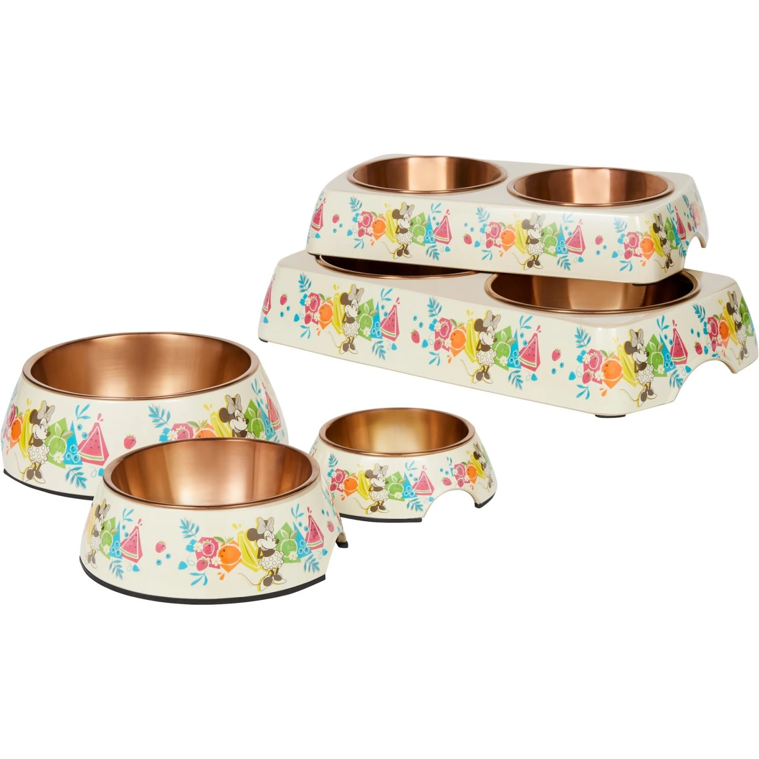 Disney Minnie Mouse Summer Bamboo Melamine Stainless Steel Dog & Cat Bowl 9 Disney Minnie Mouse Summer Bamboo Melamine Stainless Steel Dog & Cat Bowl - Image 9