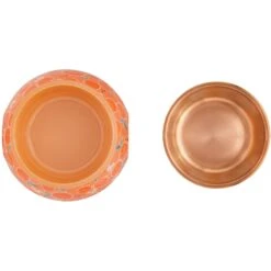 Disney Mickey Mouse Orange Bamboo Melamine Stainless Steel Dog & Cat Bowl -Disney 315346 PT4. AC SS1800 V1646327345