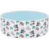 Disney Mickey Mouse Americana Non-Skid Ceramic Dog & Cat Bowl