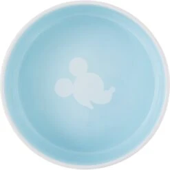 Disney Mickey Mouse Americana Non-Skid Ceramic Dog & Cat Bowl -Disney 315353 PT4. AC SS1800 V1646327589