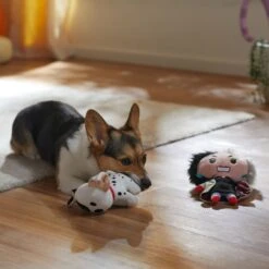 Disney Halloween Villains Cruella De Vil & Dalmatian Plush Squeaky Dog Toy -Disney 344467 PT3. AC SS1800 V1657657086