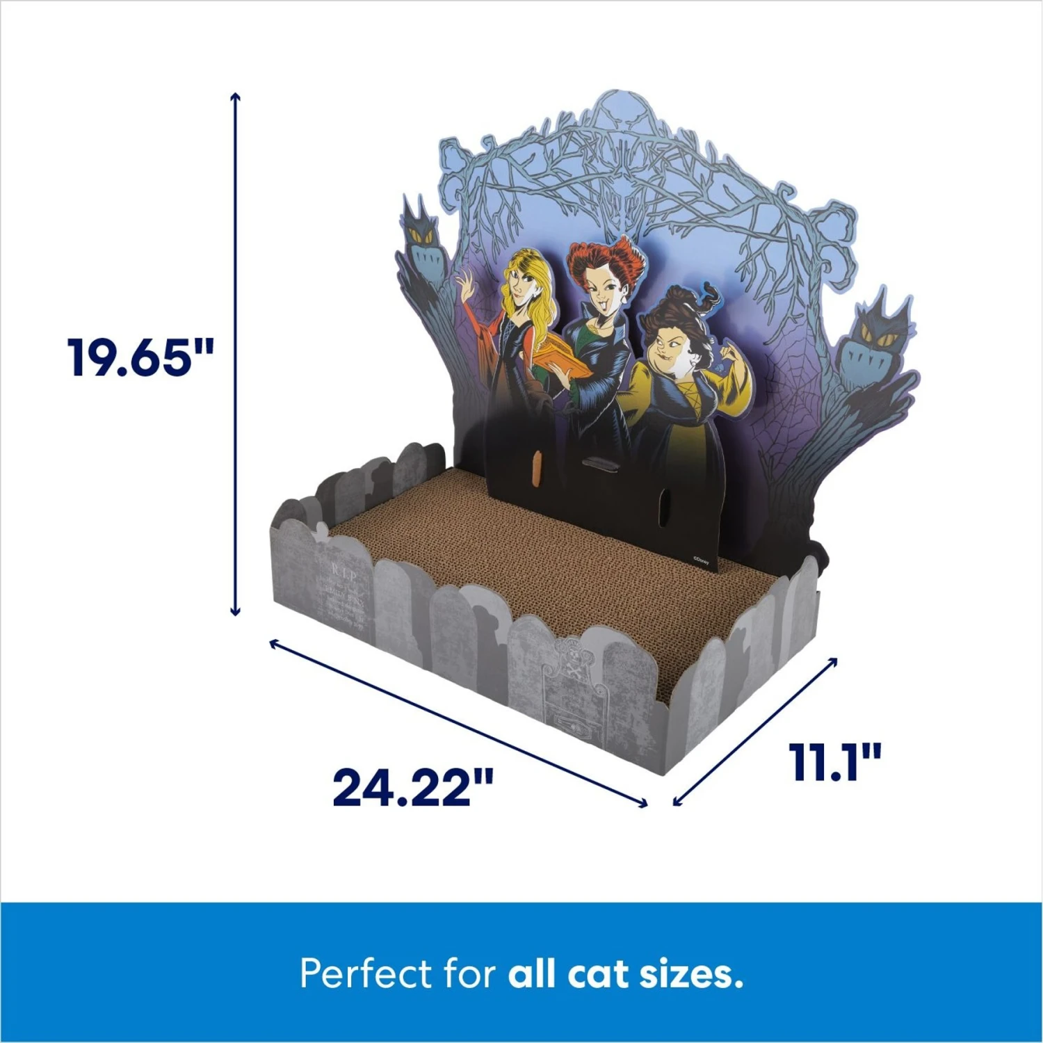 Disney Halloween Hocus Pocus Graveyard Step-In Cat Scratcher Toy 2 Disney Halloween Hocus Pocus Graveyard Step-In Cat Scratcher Toy - Image 2