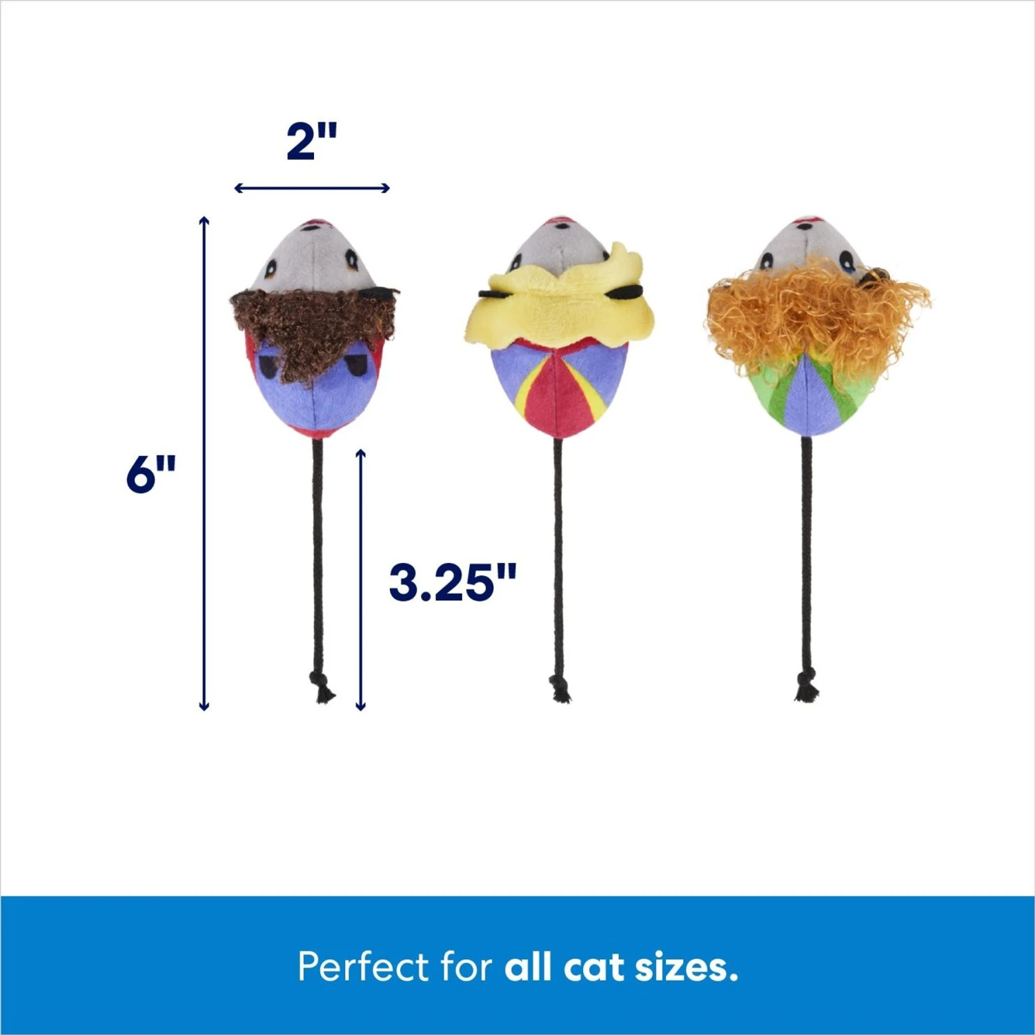 Disney Halloween Hocus Pocus Sanderson Sisters Plush Mice Cat Toy With Catnip 2 Disney Halloween Hocus Pocus Sanderson Sisters Plush Mice Cat Toy With Catnip - Image 2