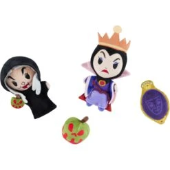 Disney Villains Evil Queen & Witch Plush Cat Toy With Catnip, 4 Count