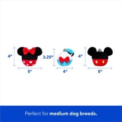 Disney Holiday Mickey & Friends Christmas Tree Hide & Seek Puzzle Plush Squeaky Dog Toy -Disney 356013 PT2. AC SS1800 V1695043870