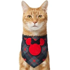 Disney Minnie Mouse Plaid Dog & Cat Bandana
