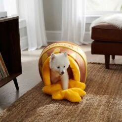 Disney Winnie The Pooh Pet Bed & Disney Winnie The Pooh Honey Pot Covered Cat & Dog Bed -Disney 370384 PT8. AC SS1800 V1645808185