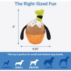 Disney Mickey Mouse Donut Plush Squeaky Dog Toy + 3 Items -Disney 582398 PT4. AC SS1800 V1658238570