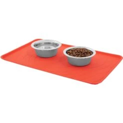 Disney Mickey Silicone Dog & Cat Food Mat & Disney Mickey Mouse Red Deco Stainless Steel & Melamine Dog & Cat Bowl -Disney 623470 PT4. AC SS1800 V1662040128
