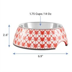 Disney Mickey Silicone Dog & Cat Food Mat & Disney Mickey Mouse Red Deco Stainless Steel & Melamine Dog & Cat Bowl -Disney 623470 PT6. AC SS1800 V1662040128