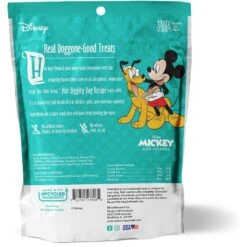 Disney Table Scraps Mickey Mouse Hot Diggity Dog Recipe Upcycled Jerky Dog Treats, 5-oz Bag & Disney Mickey Mouse Ceramic Dog & Cat Treat Jar -Disney 623510 PT2. AC SS1800 V1661896454