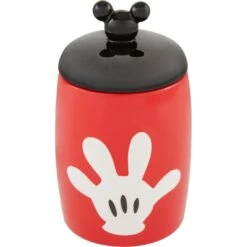 Disney Table Scraps Mickey Mouse Hot Diggity Dog Recipe Upcycled Jerky Dog Treats, 5-oz Bag & Disney Mickey Mouse Ceramic Dog & Cat Treat Jar -Disney 623510 PT5. AC SS1800 V1661895959