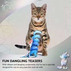 Disney / Pixar DISNEY PIXAR The Little Mermaid Ariel, Flounder & Sebastian Activity Coil Cat Toy, Multicolor -Disney 907846 PT3. AC SS1800 V1699022166