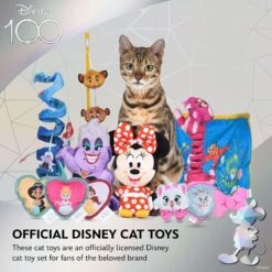 Disney / Pixar DISNEY PIXAR The Little Mermaid Ariel, Flounder & Sebastian Activity Coil Cat Toy, Multicolor -Disney 907846 PT6. AC SS1800 V1699022102