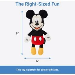 Disney Mickey Mouse Plush Kicker Cat Toy With Catnip + 3 Items 11 Disney Mickey Mouse Plush Kicker Cat Toy With Catnip + 3 Items -Disney 929462 PT2. AC SS1800 V1690897396