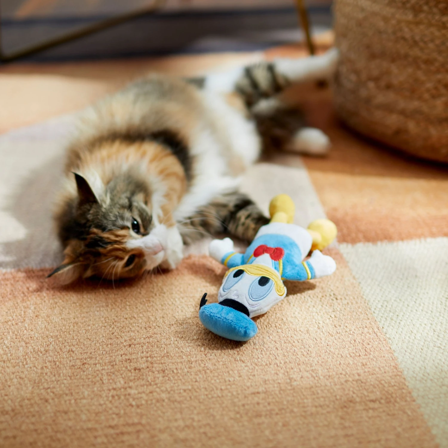 Disney Mickey Mouse Plush Kicker Cat Toy With Catnip + 3 Items 7 Disney Mickey Mouse Plush Kicker Cat Toy With Catnip + 3 Items - Image 7