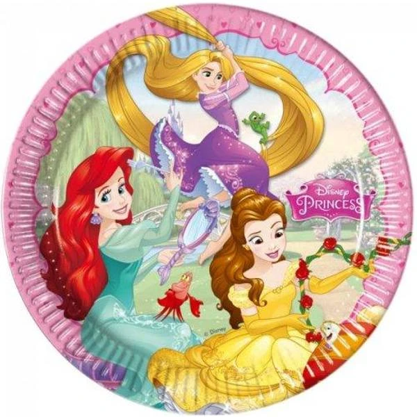 Disney 93431 Ariel, Belle, Rapunzel Plates, Multi Coloured 1 Disney 93431 Ariel, Belle, Rapunzel Plates, Multi Coloured