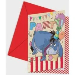 Disney Amscan Winnie Alphabet Invite