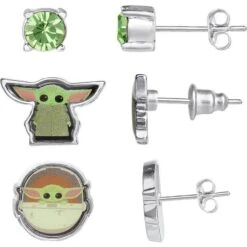 Disney Baby Yoda Earring Trio Set SH00609RL.PH