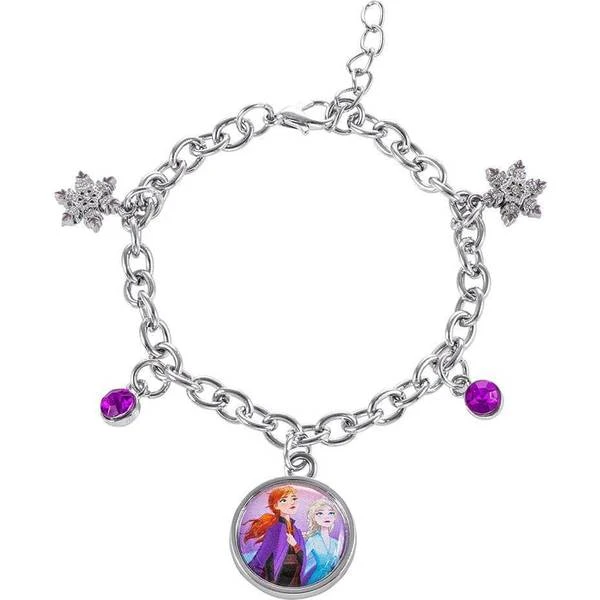 Disney Frozen Ii Anna & Elsa Enamel Costume Charm Bracelet 1 Disney Frozen Ii Anna & Elsa Enamel Costume Charm Bracelet