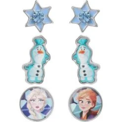 Disney Frozen Ii Multicoloured Enamel Costume Multi Earring Set