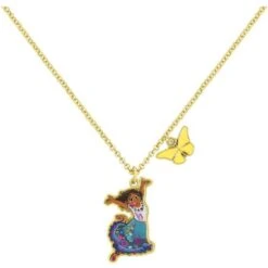 Disney Gold Coloured Encanto Butterfly Pendant Necklace