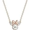 Disney Mickey & Minnie Necklace - Rose Gold/Transparent