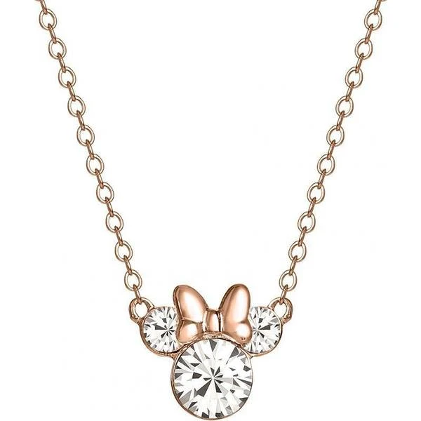 Disney Mickey & Minnie Necklace - Rose Gold/Transparent 1 Disney Mickey & Minnie Necklace - Rose Gold/Transparent