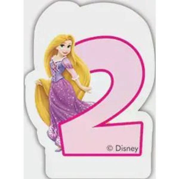 Disney Princess Birthday Candle No 2 1 Disney Princess Birthday Candle No 2